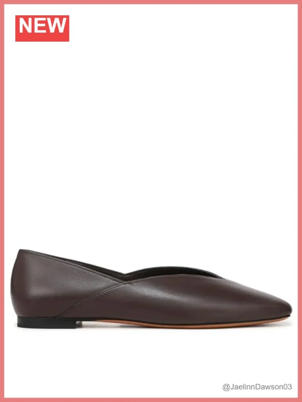 Vince Ankle Bootie Square Toe Leather Lining Low Heel Pull On